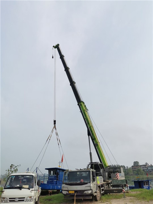 张家口市桥梁建设吊装案例